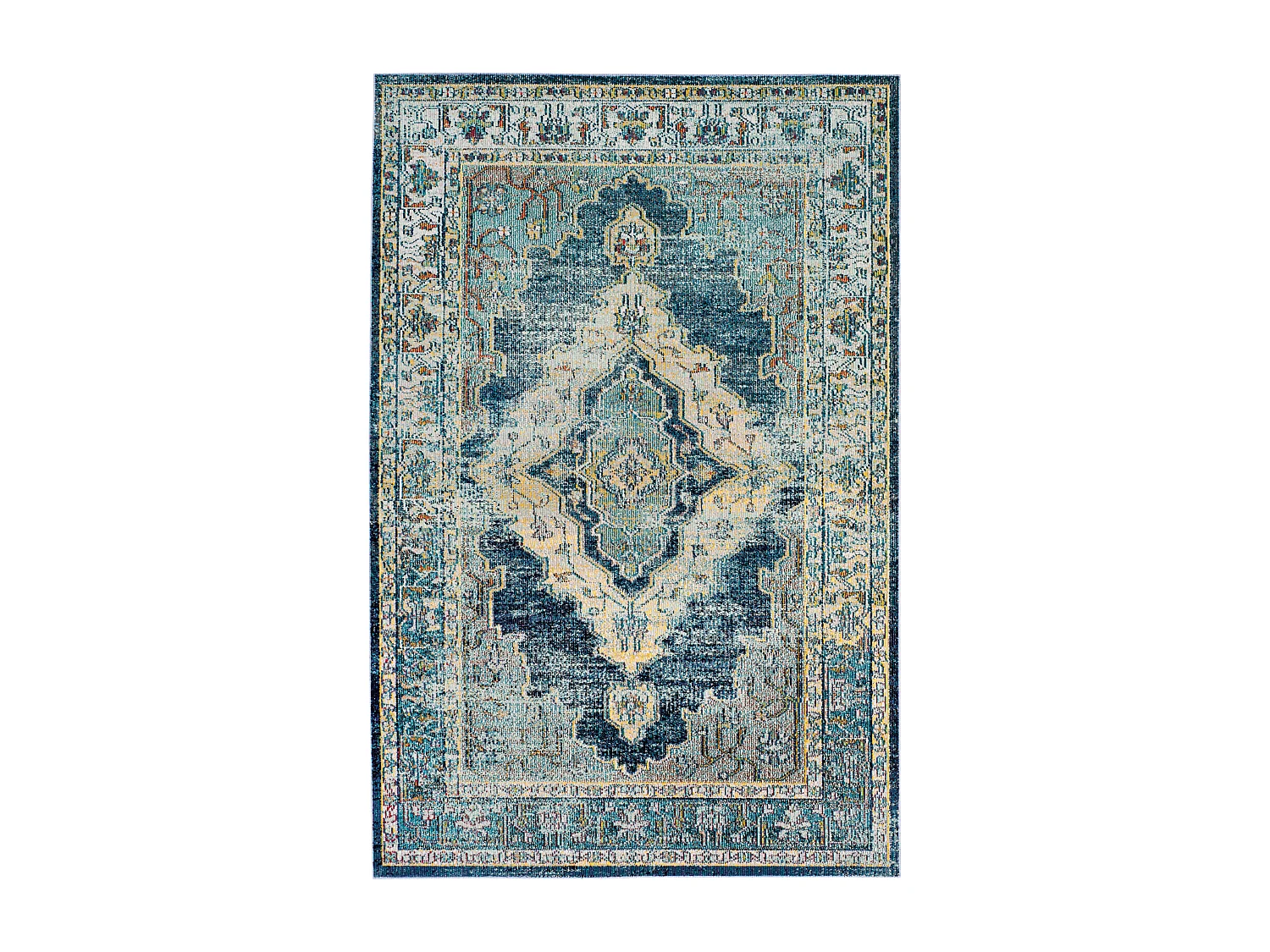 Tapis Bleu/Jaune 152 X 244 cm - Dahila