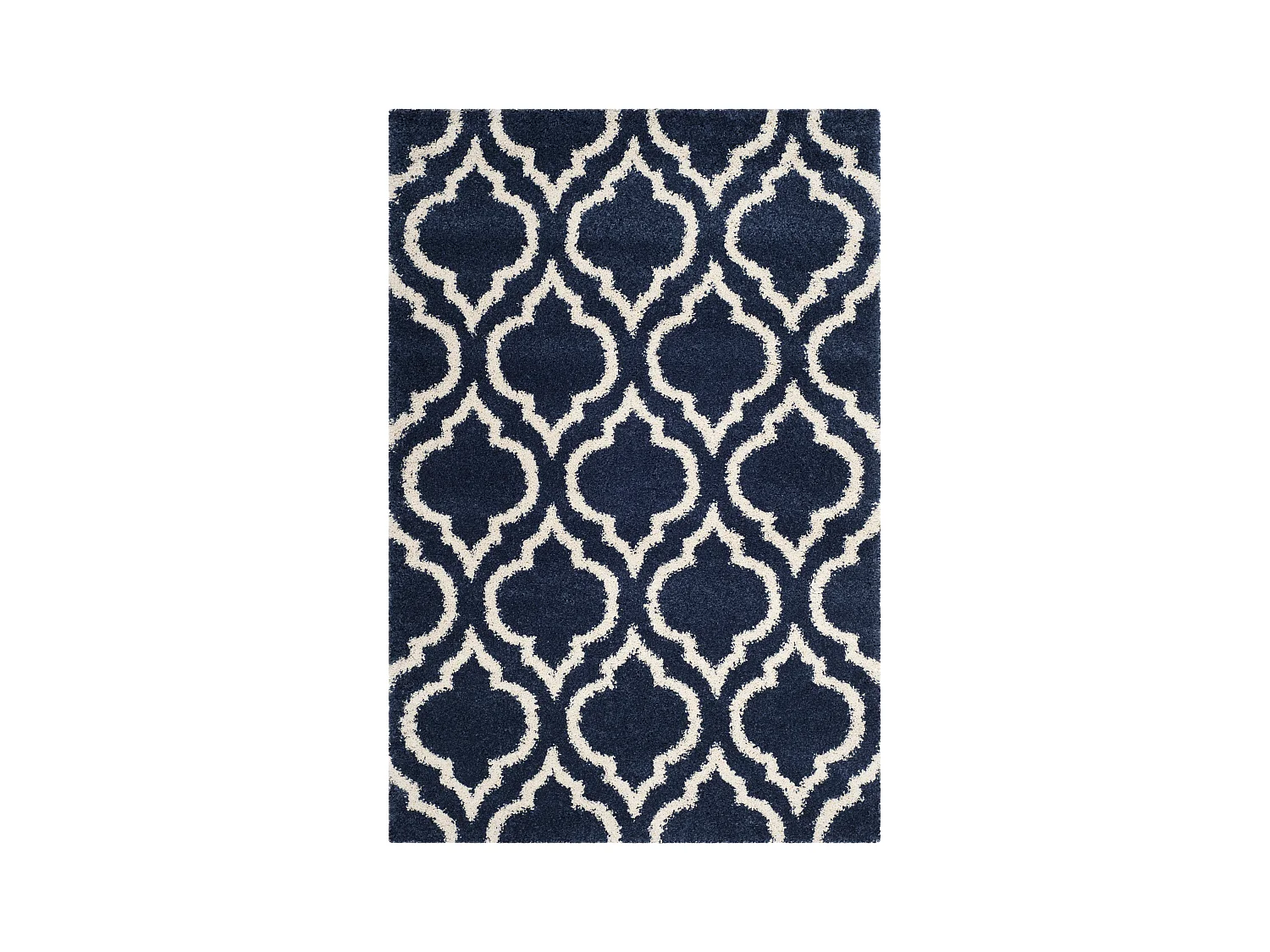 Tapis Bleu Marine/Neutre 155 X 229 cm - Mati