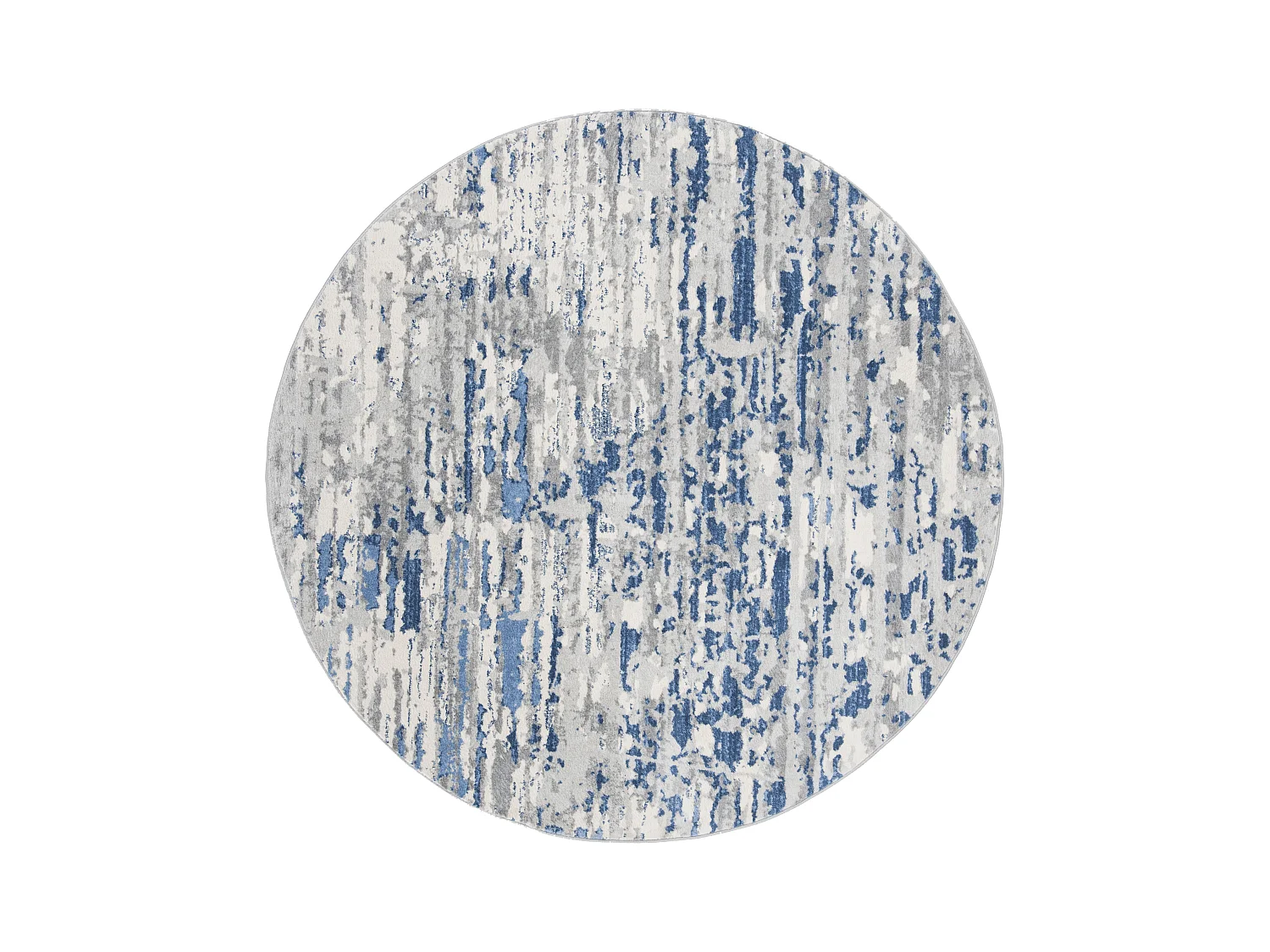 Tapis Neutre/Bleu 201 X 201 cm - Jassi