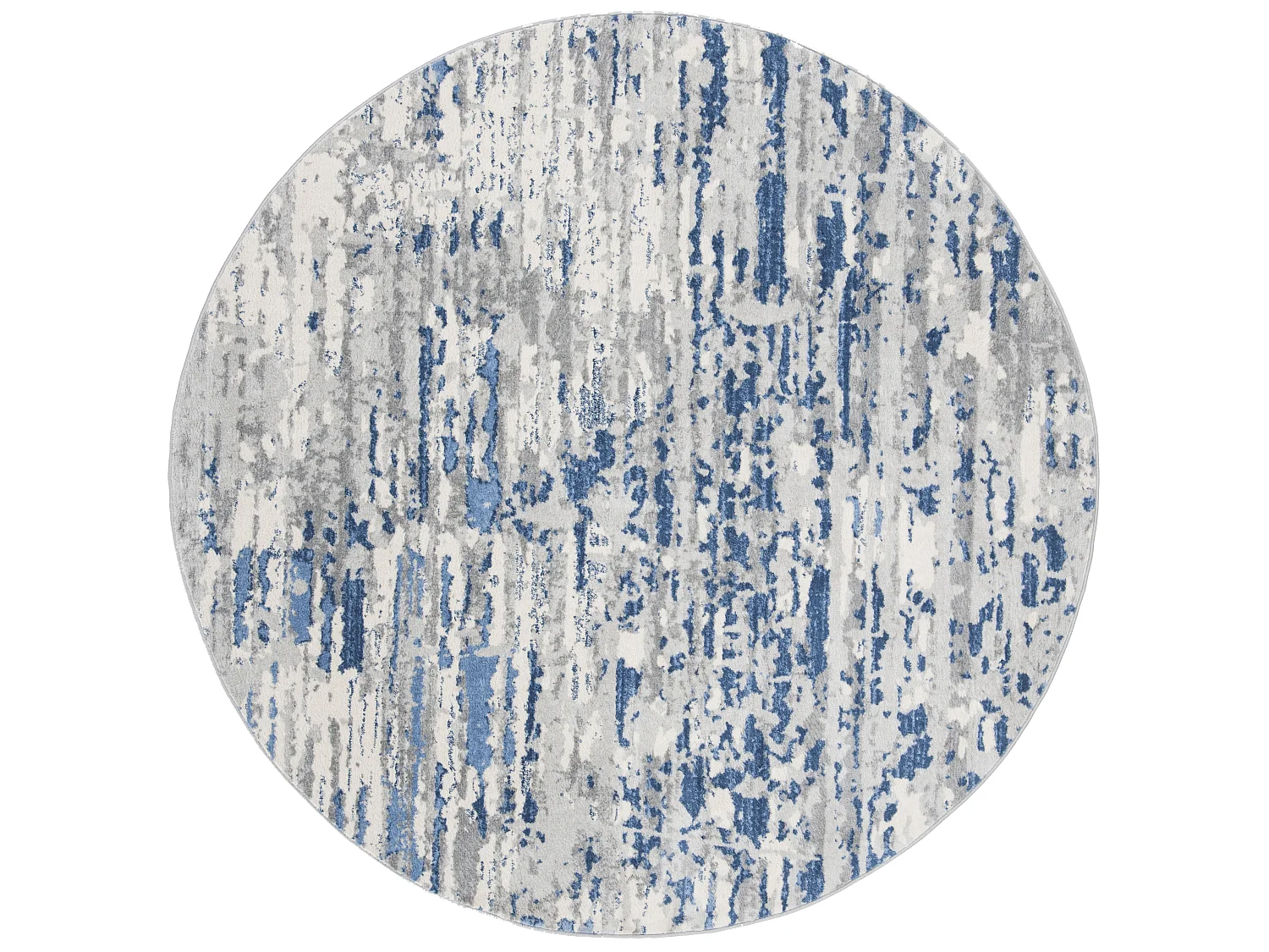 Tapis Neutre/Bleu 201 X 201 cm - Jassi