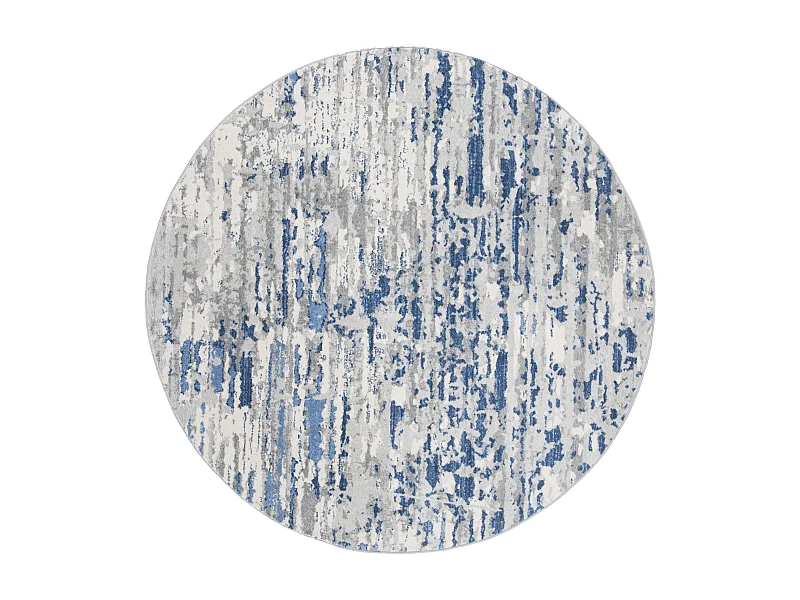 Tapis Neutre/Bleu 201 X 201 cm - Jassi
