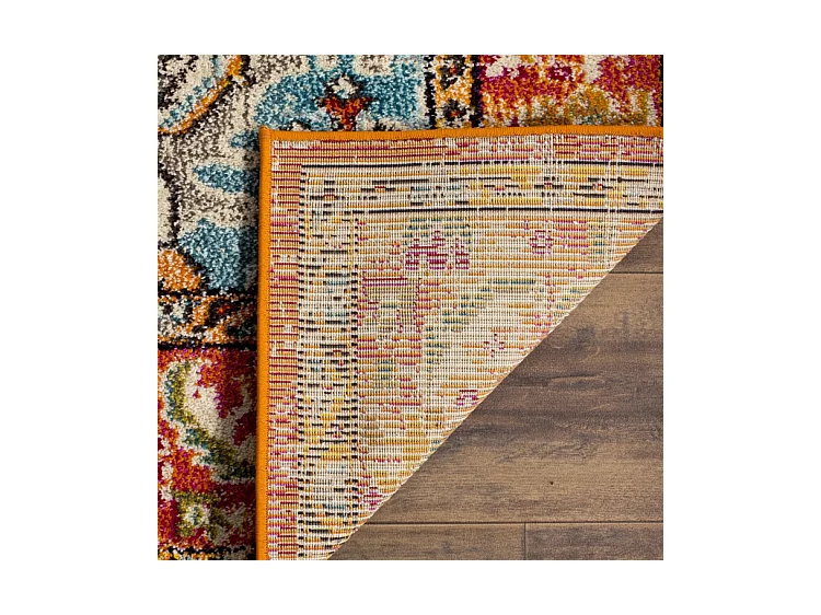 Tapis Orange/Bleu 66 X 244 cm - Milà