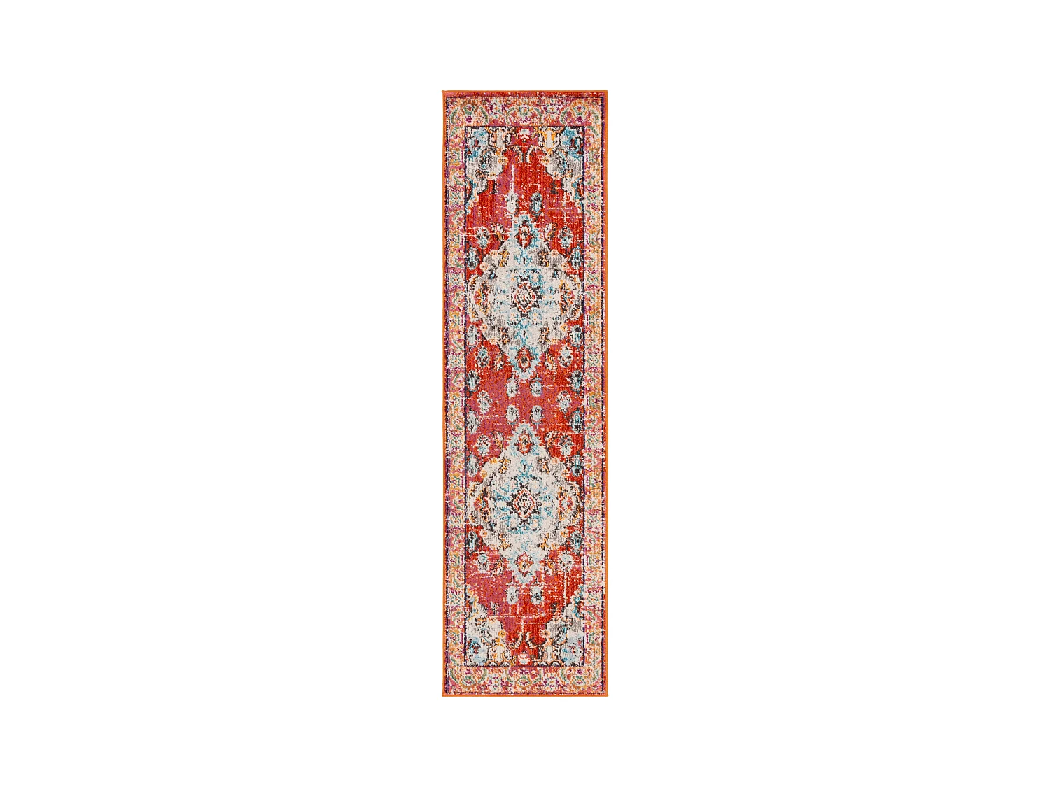 Tapis Orange/Bleu 66 X 244 cm - Milà