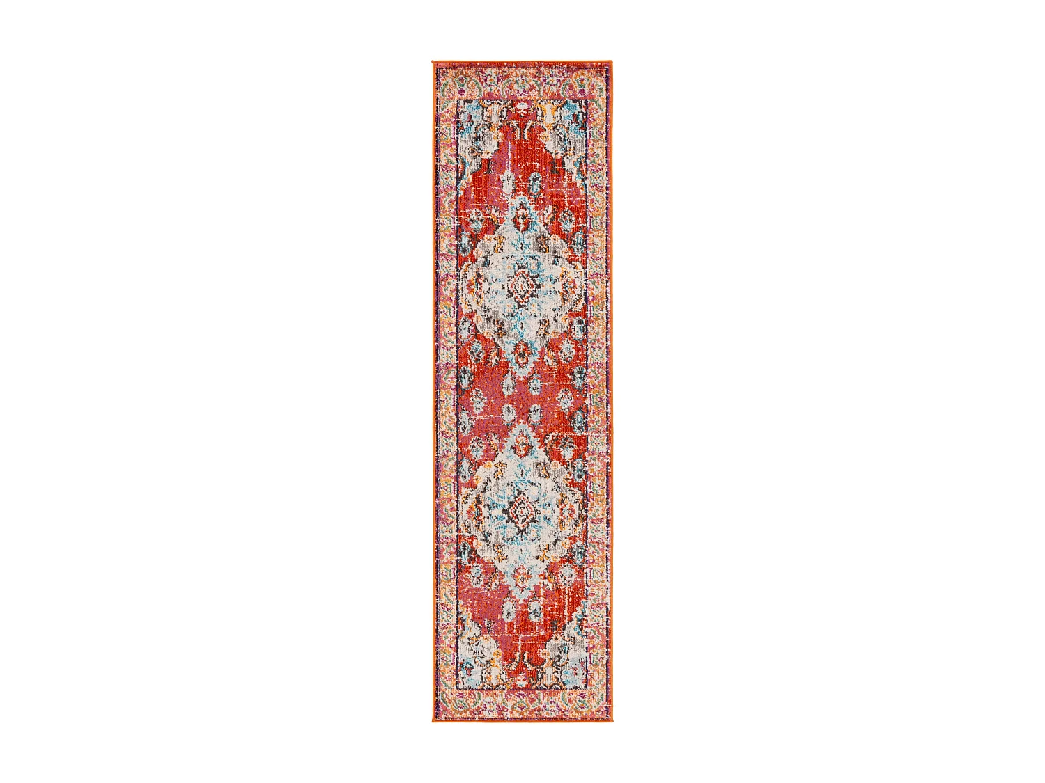 Tapis Orange/Bleu 66 X 244 cm - Milà