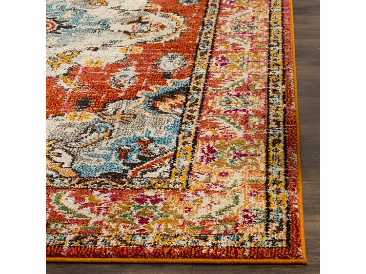 Tapis Orange/Bleu 66 X 244 cm - Milà