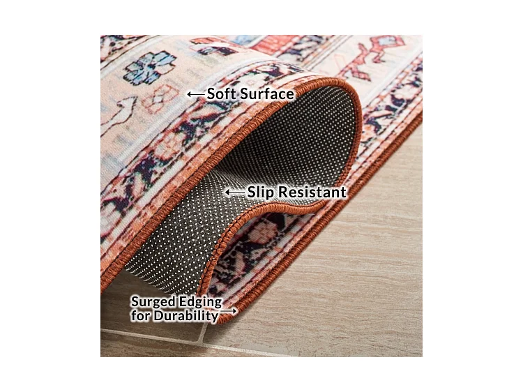 Tapis Beige/Bleu 183 X 274 cm - Fauna