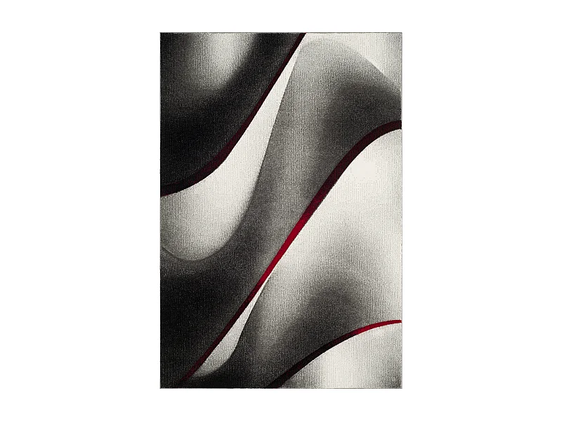 Tapis Gris/Rouge 160 X 229 cm - Eliana