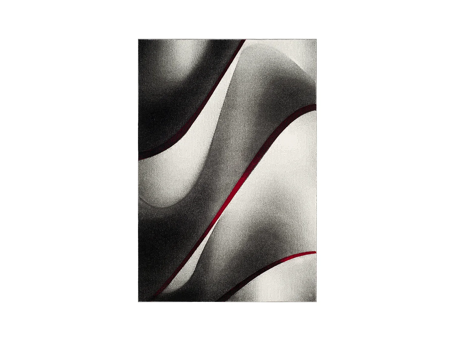 Tapis Gris/Rouge 160 X 229 cm - Eliana