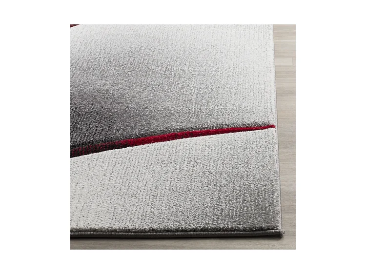 Tapis Gris/Rouge 160 X 229 cm - Eliana