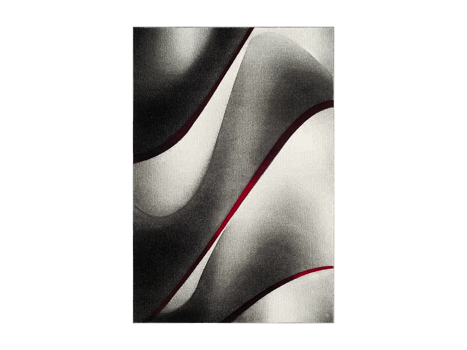 Tapis Gris/Rouge 160 X 229 cm - Eliana