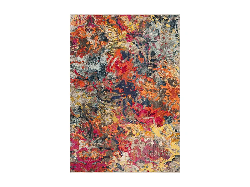Tapis Bleu/Orange 155 X 231 cm - Ember