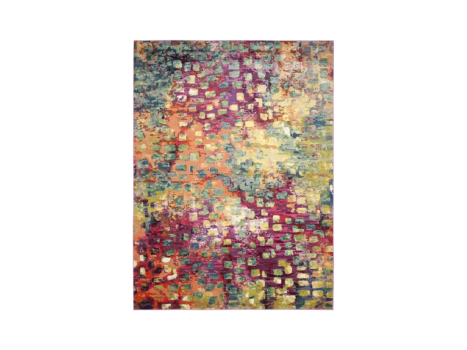 Tapis Rose/Multicolore 274 X 366 cm - Alec