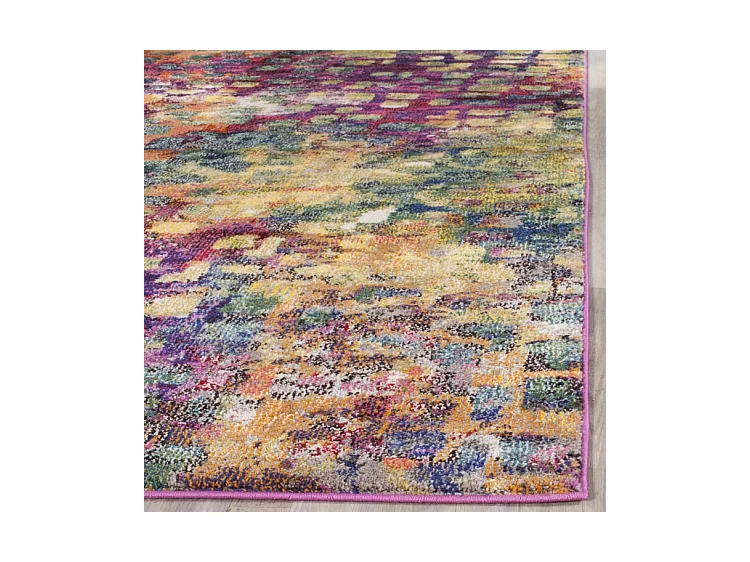 Tapis Rose/Multicolore 274 X 366 cm - Alec