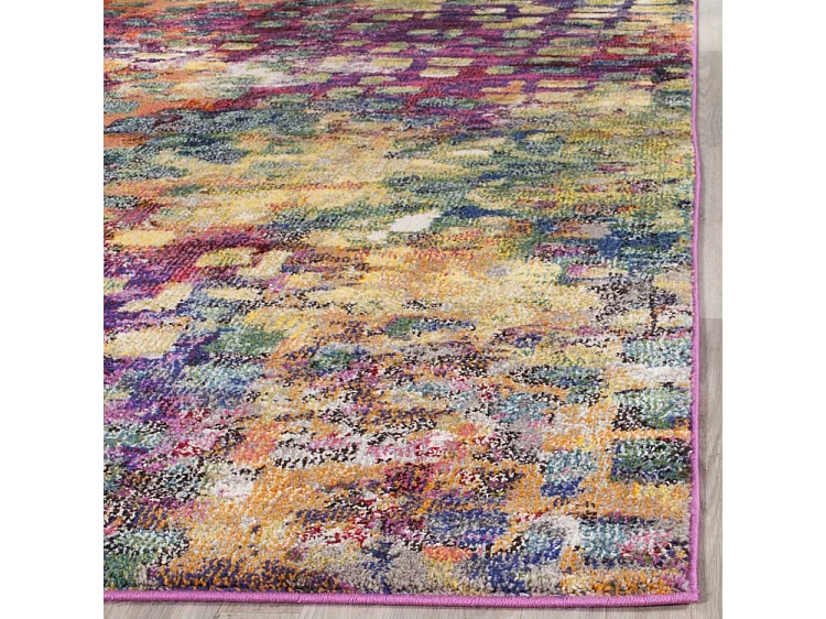 Tapis Rose/Multicolore 274 X 366 cm - Alec