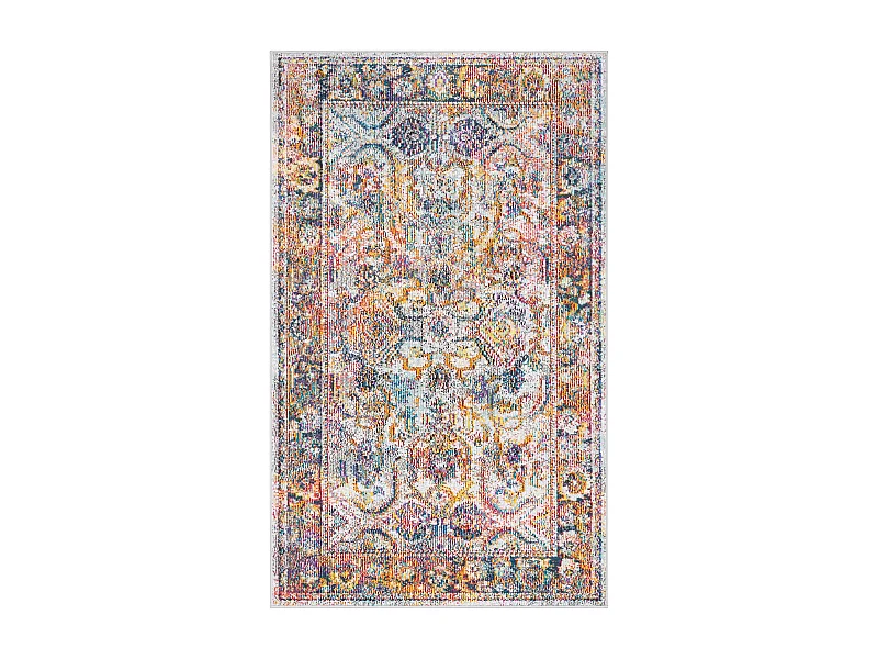 Tapis Bleu/Orange 91 X 152 cm - Davide