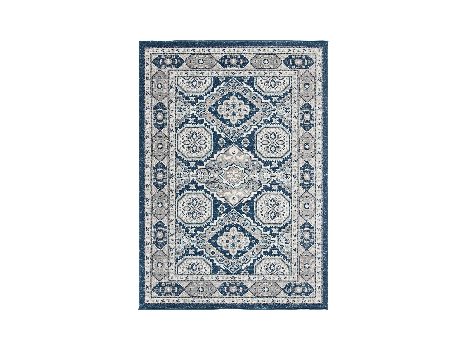 Tapis Bleu/Gris 91 X 152 cm - Mylo
