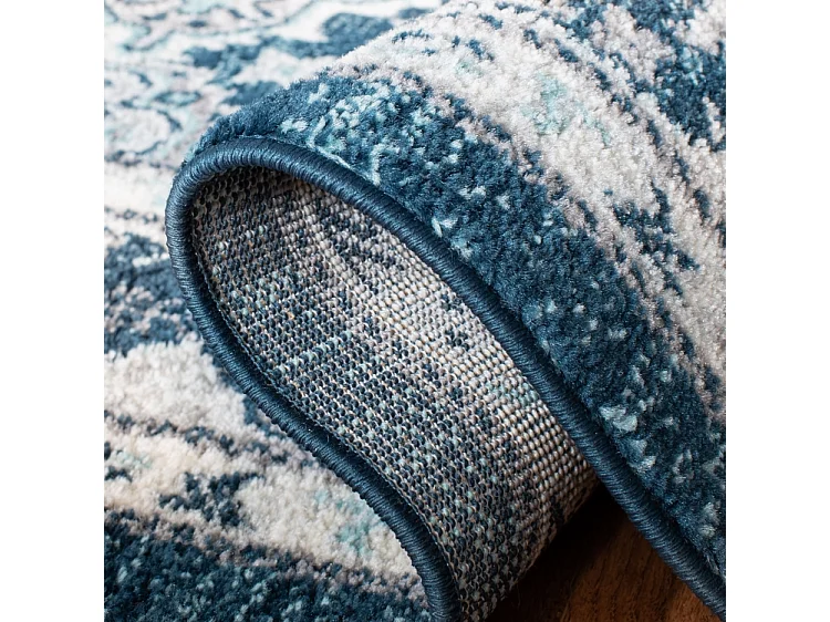 Tapis Bleu/Gris 91 X 152 cm - Mylo