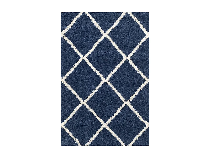Tapis Bleu Marine/Neutre 122 X 183 cm - Myla