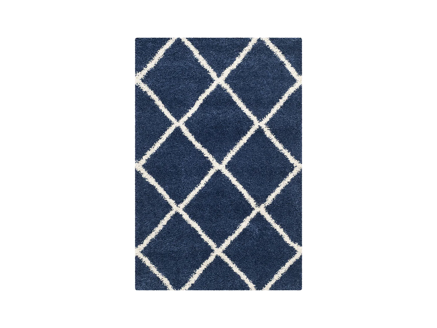 Tapis Bleu Marine/Neutre 122 X 183 cm - Myla