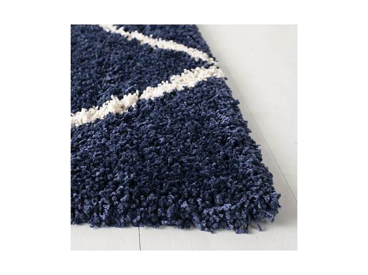 Tapis Bleu Marine/Neutre 122 X 183 cm - Myla