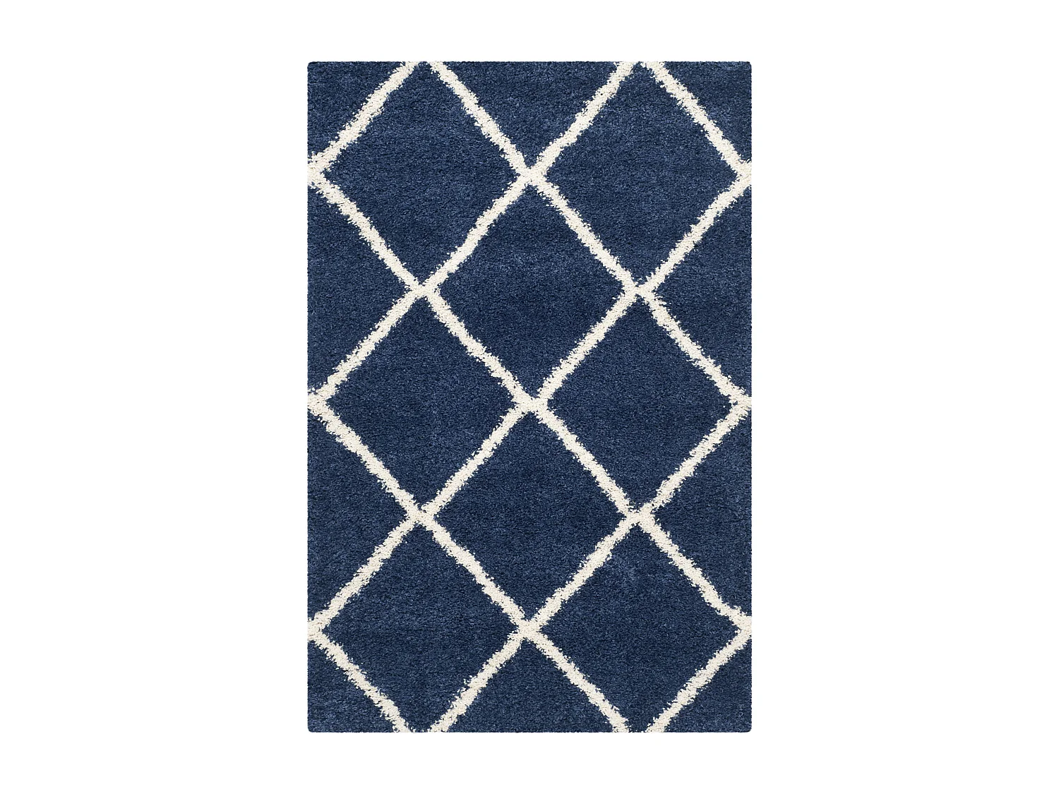 Tapis Bleu Marine/Neutre 122 X 183 cm - Myla