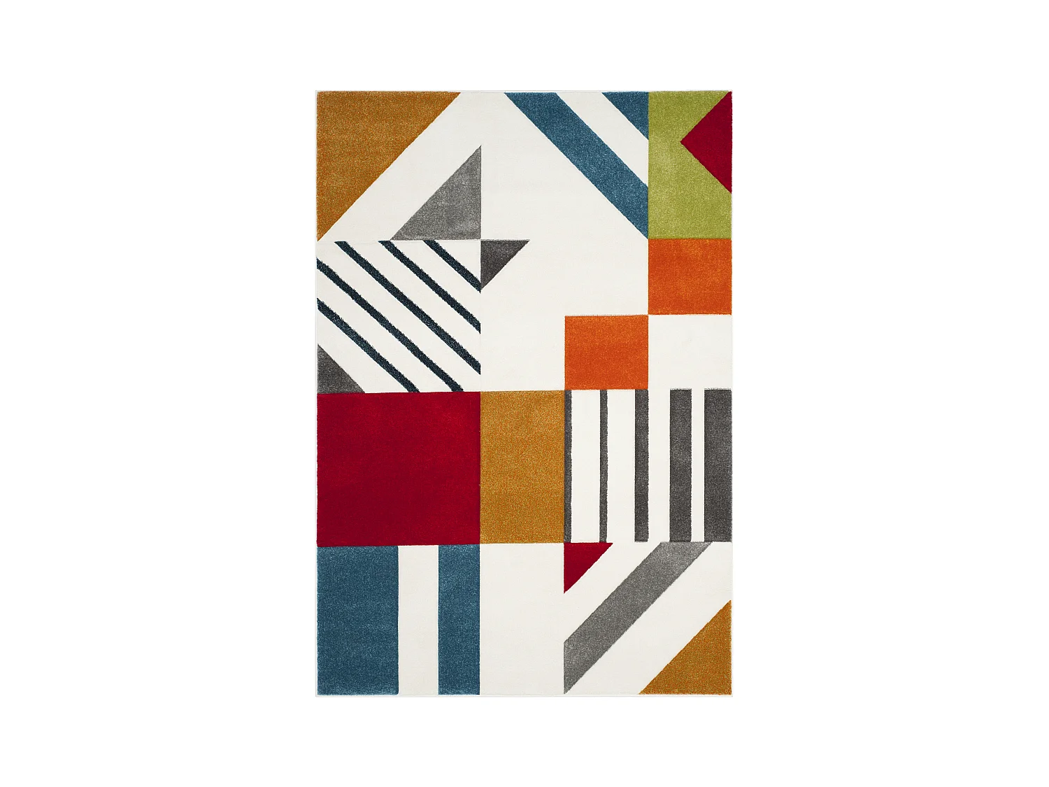 Tapis Neutre/Bleu 160 X 229 cm - Dominique