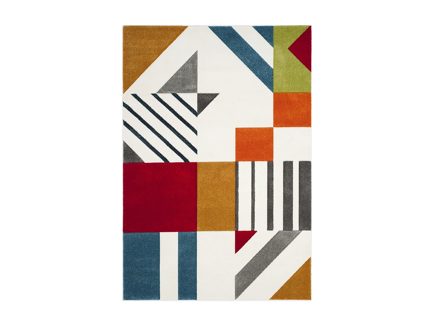 Tapis Neutre/Bleu 160 X 229 cm - Dominique