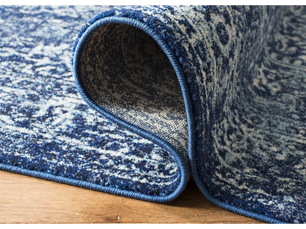Tapis Bleu Marine/Neutre 122 X 183 cm - Aria