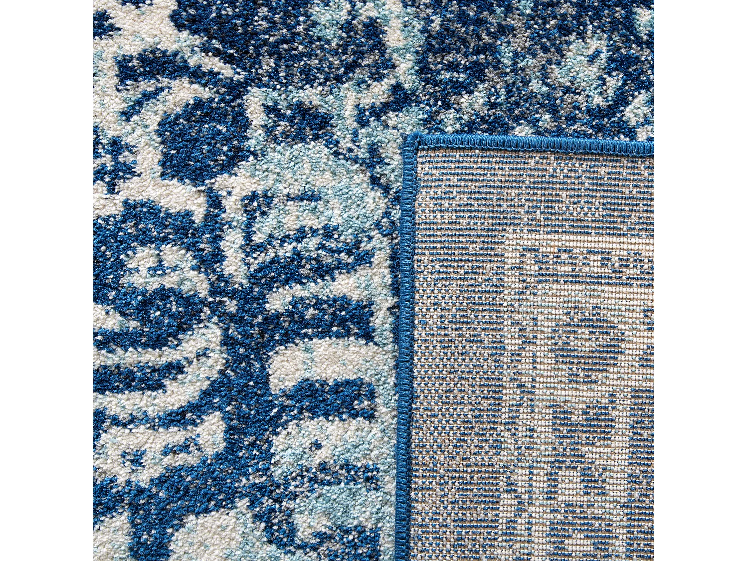 Tapis Bleu Marine/Neutre 122 X 183 cm - Aria
