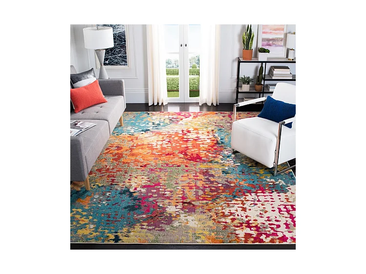 Tapis Ivoire/Multicolore 274 X 366 cm - Hailey