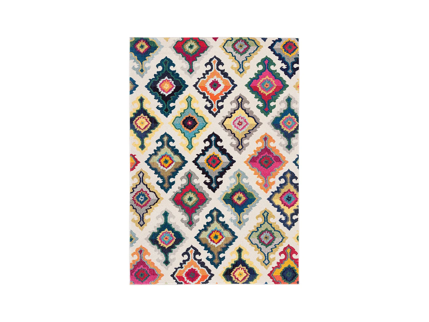 Tapis Neutre/Multicolore 155 X 231 cm - Salé