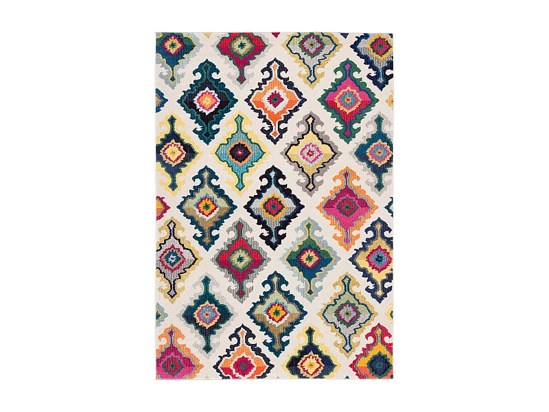Tapis Neutre/Multicolore 155 X 231 cm - Salé