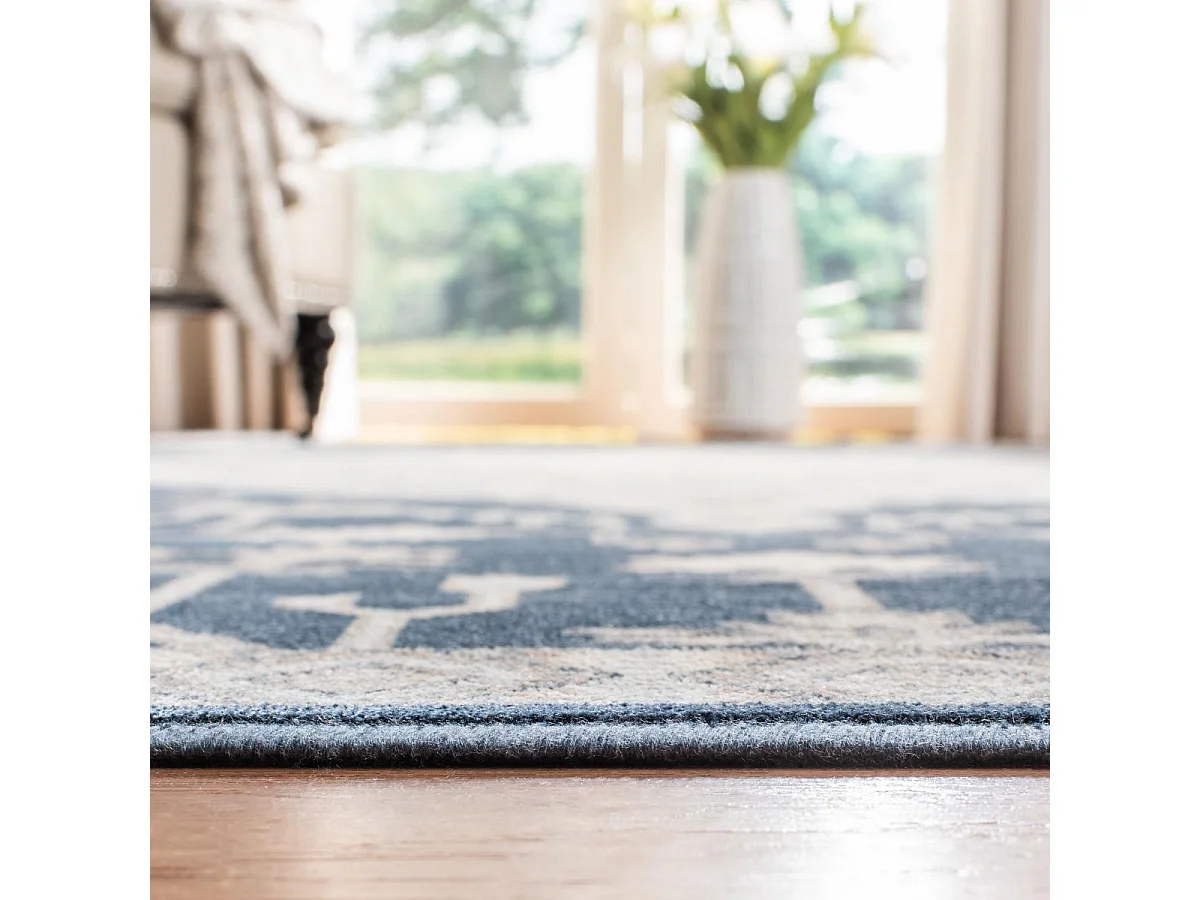 Tapis Gris/Bleu 201 X 279 cm - Marina