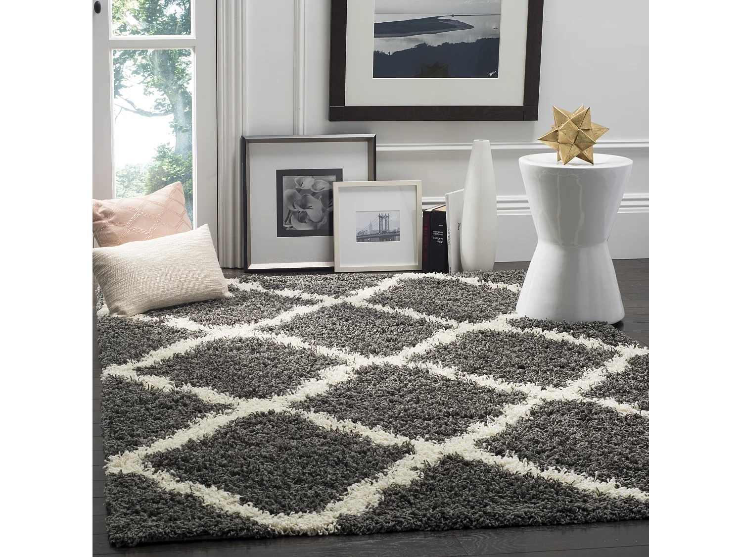 Tapis Gris/Neutre 183 X 274 cm - Aldo