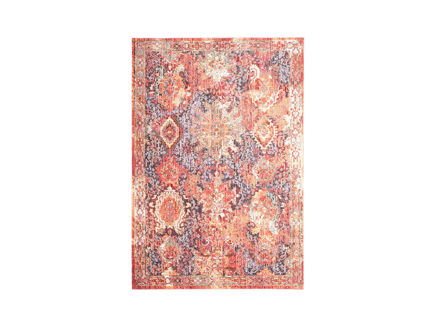 Tapis Rouge/Violet 155 X 229 cm - Lesley