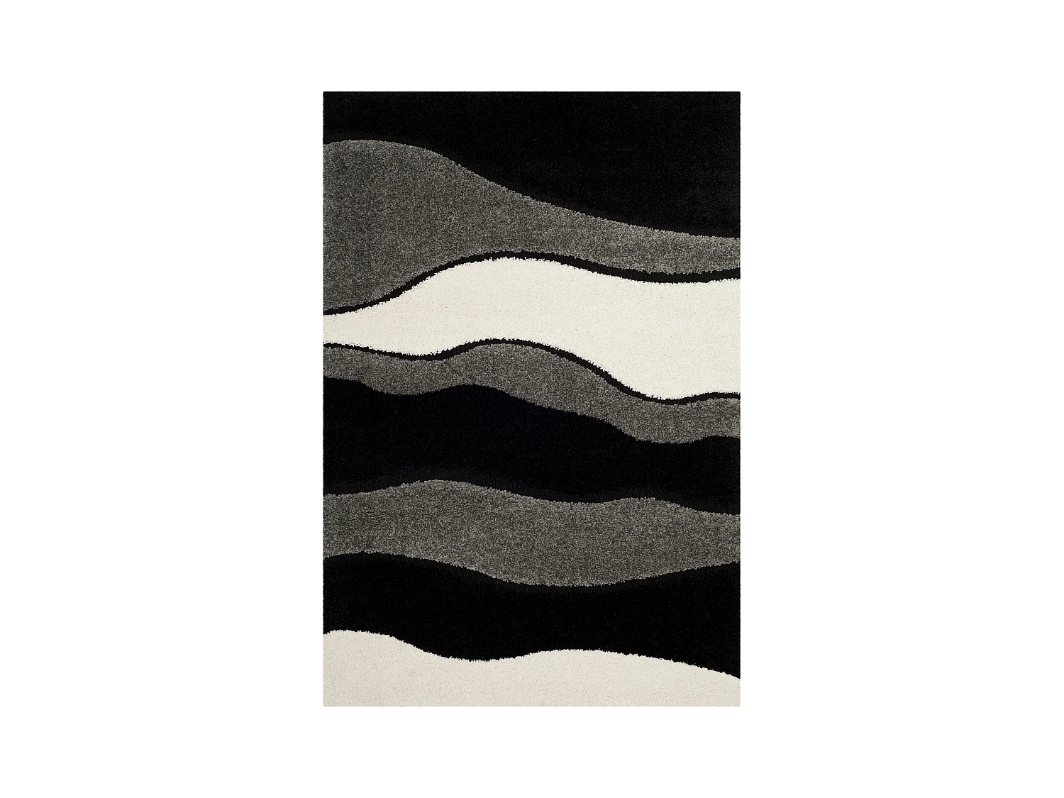 Tapis Gris/Noir 160 X 229 cm - Bonita