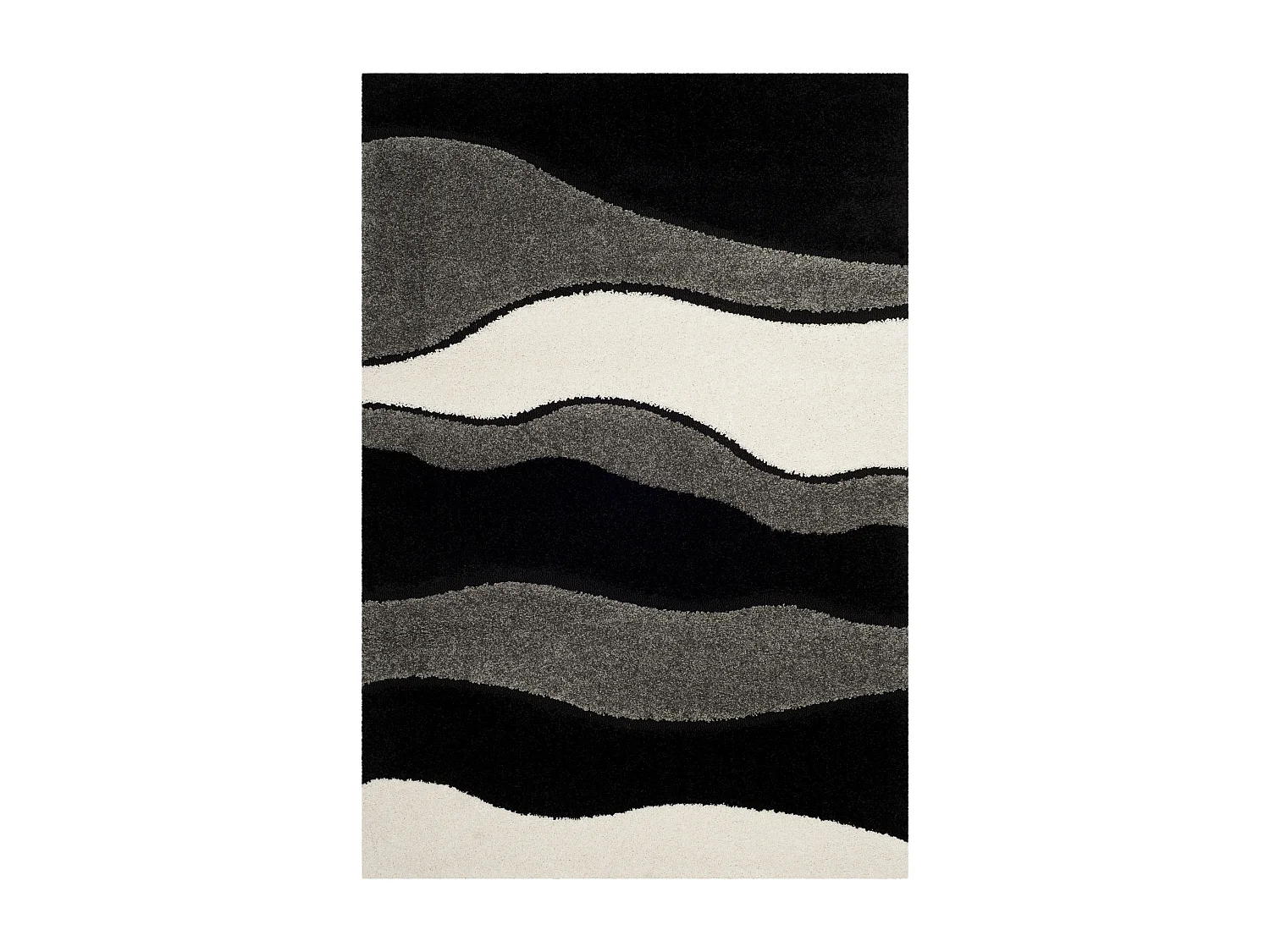 Tapis Gris/Noir 160 X 229 cm - Bonita