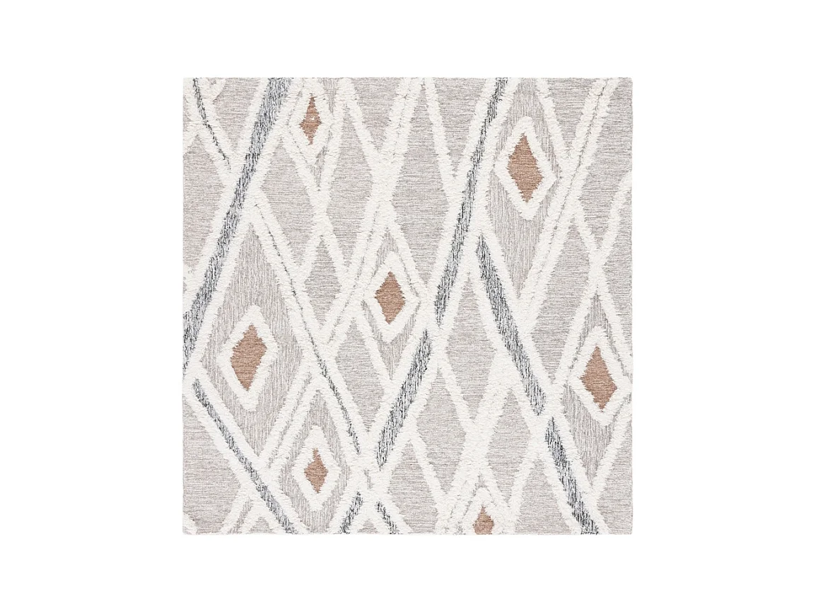 Tapis Gris/Ivoire 183 X 183 cm - Vienna