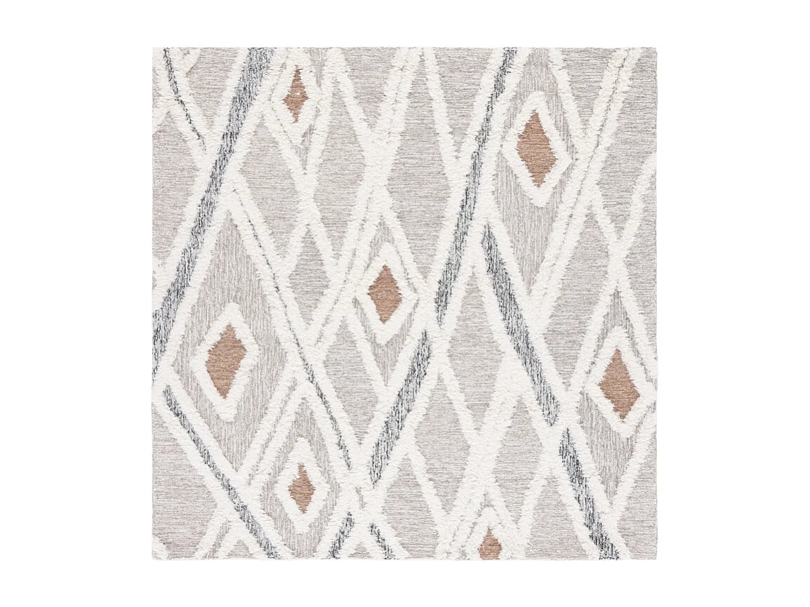 Tapis Gris/Ivoire 183 X 183 cm - Vienna