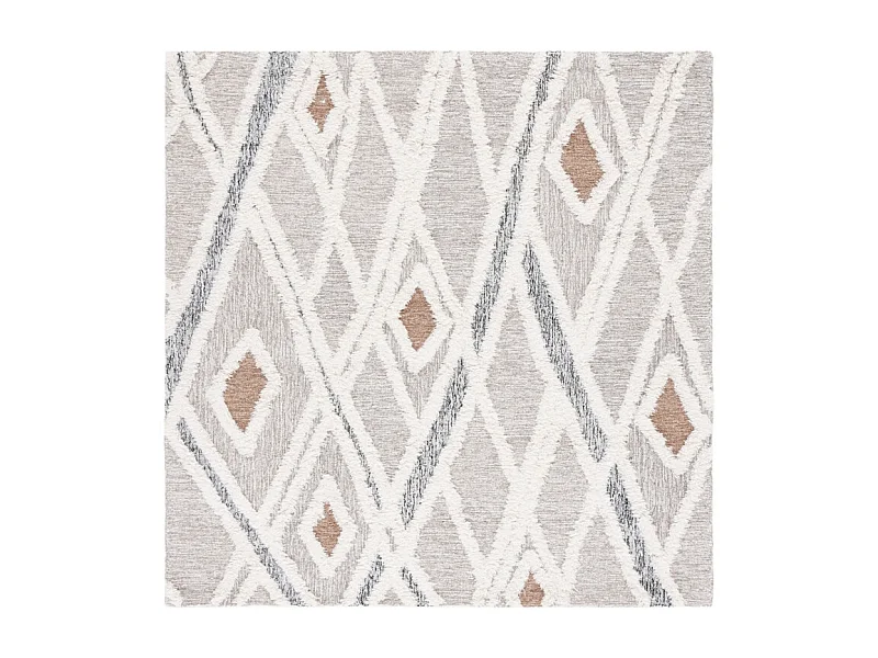 Tapis Gris/Ivoire 183 X 183 cm - Vienna