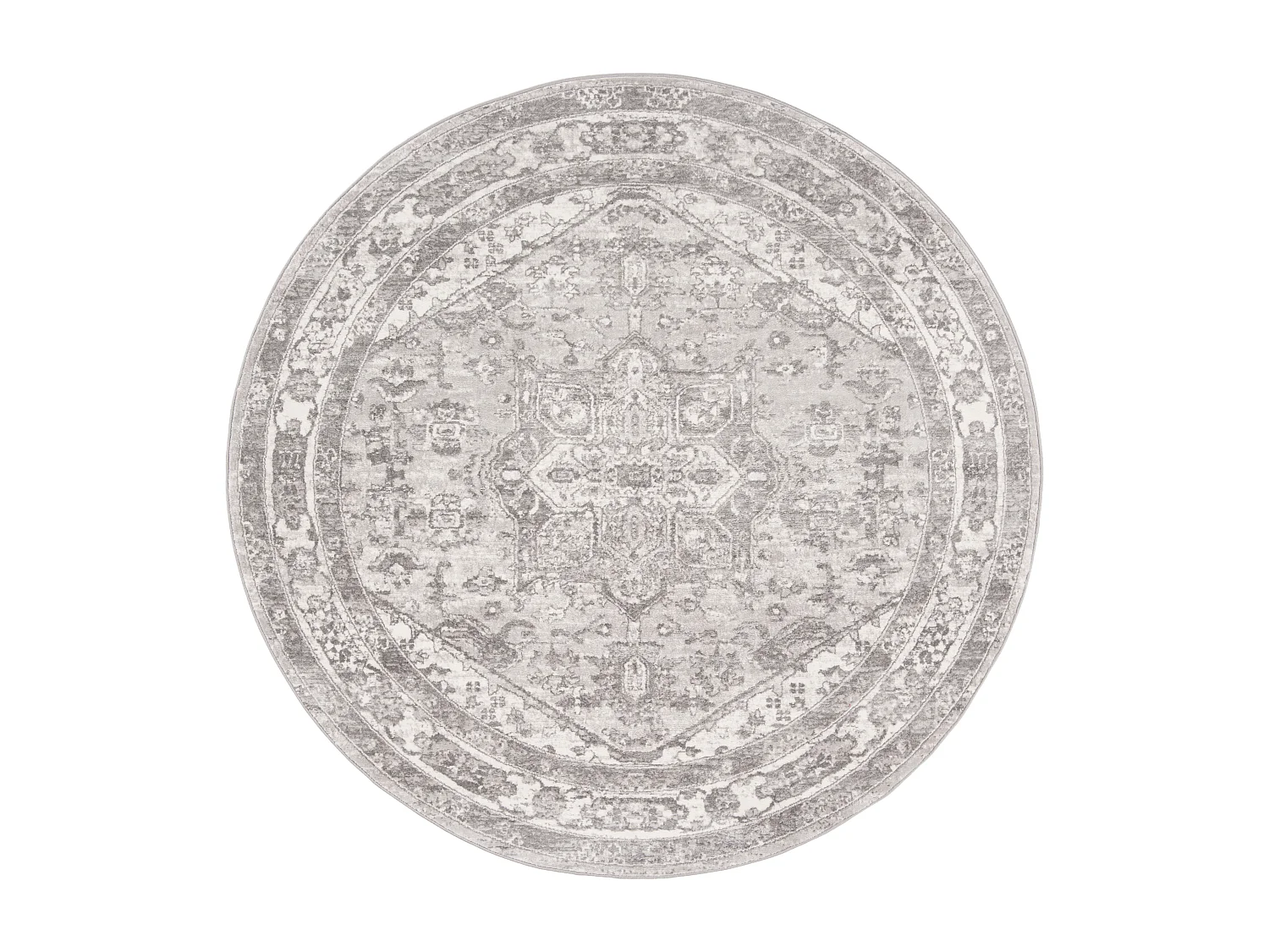 Tapis Neutre/Gris 201 X 201 cm - Maliyah