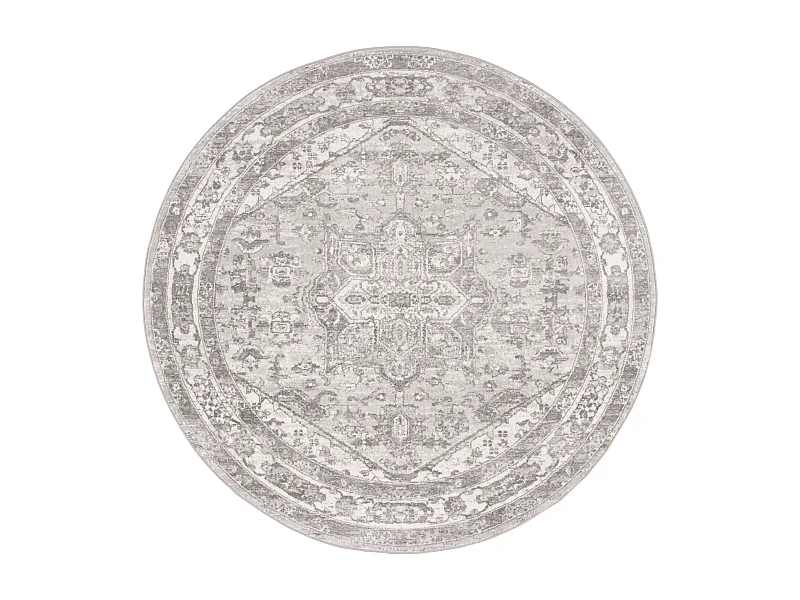 Tapis Neutre/Gris 201 X 201 cm - Maliyah