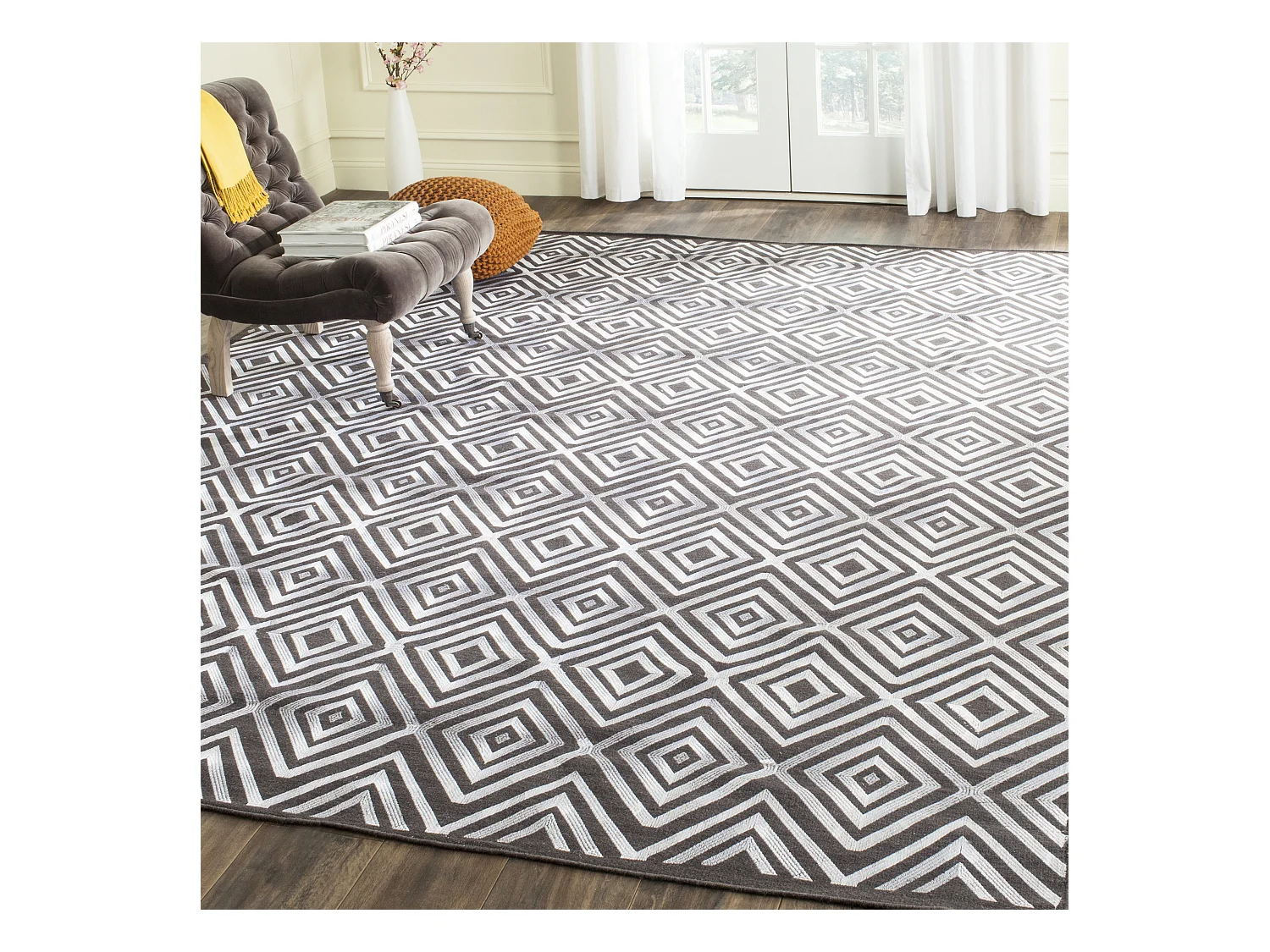 Tapis Gris 244 X 305 cm - Kotori