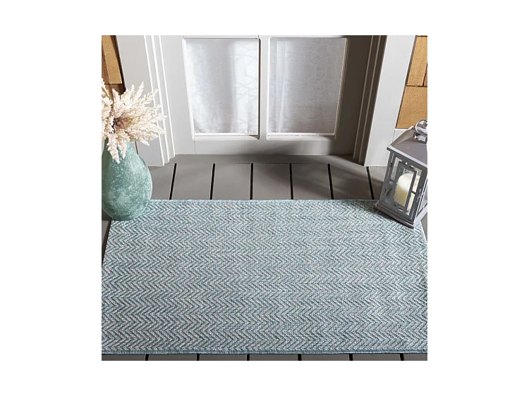 Tapis Bleu Gris 61 X 109 cm - Solstice