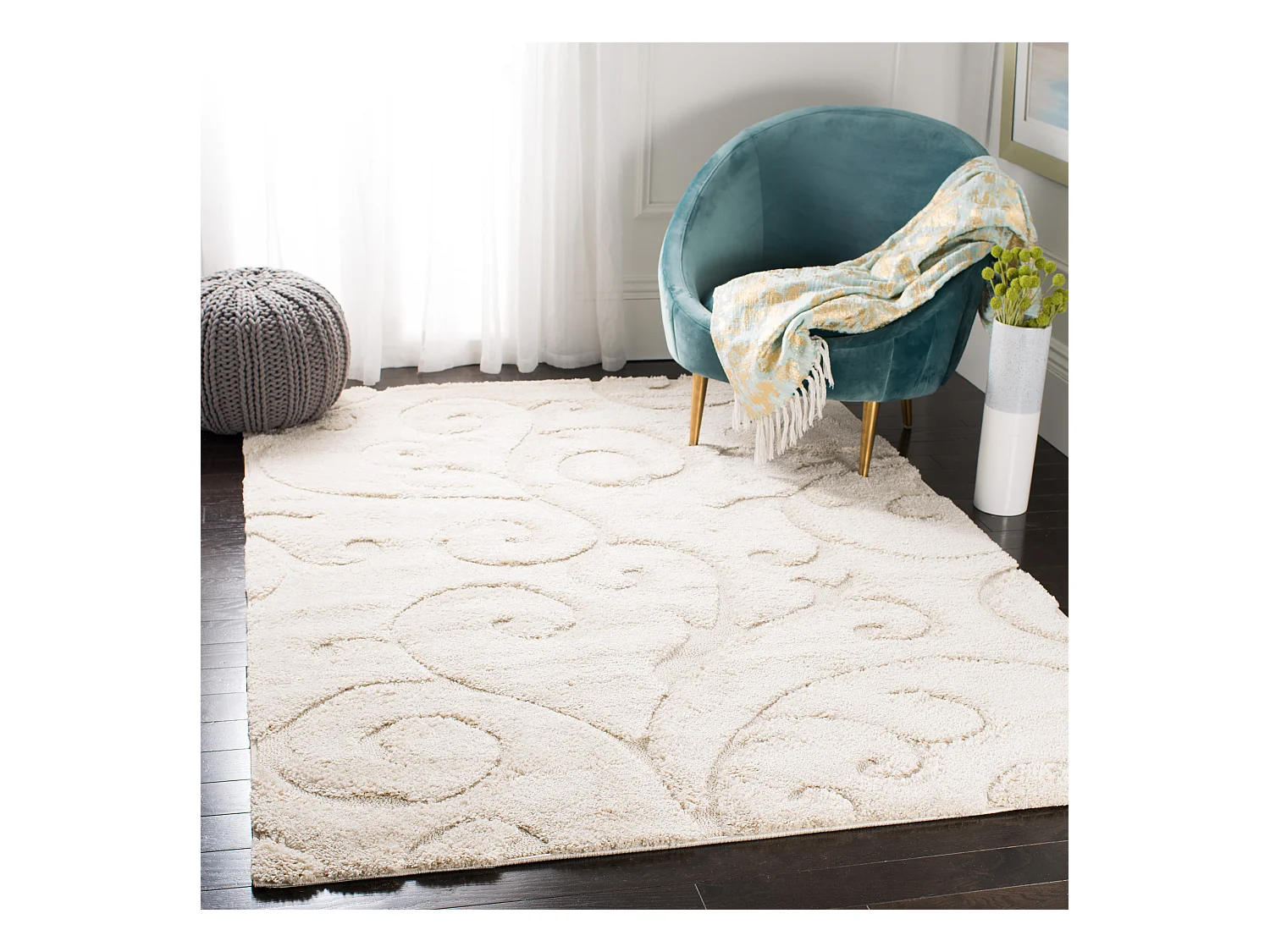 Tapis Neutre/Neutre 122 X 183 cm - Rosalind