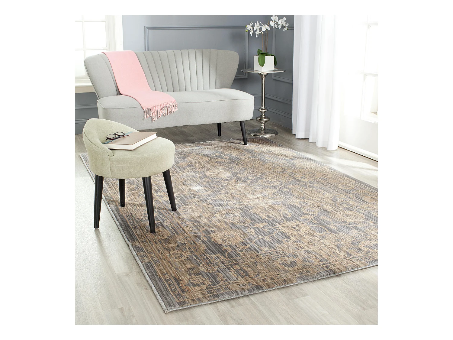 Tapis Gris/Neutre 155 X 229 cm - Asinara