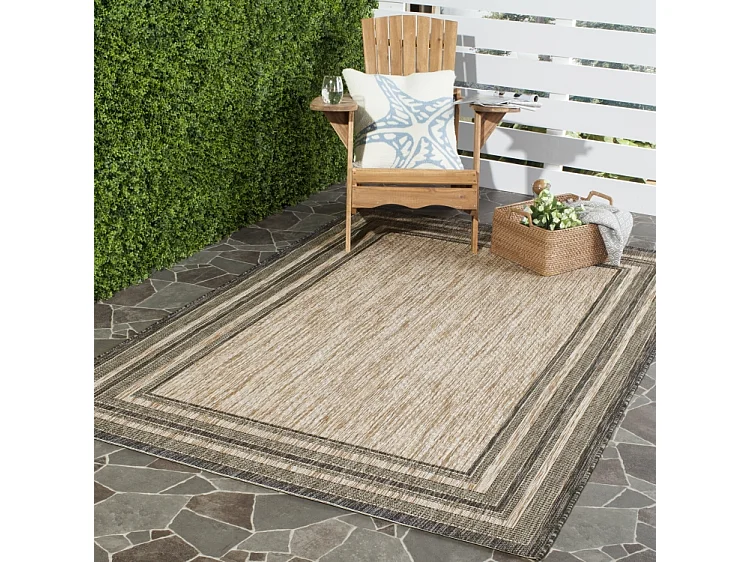 Tapis Naturel/Noir 122 X 170 cm - Anwen