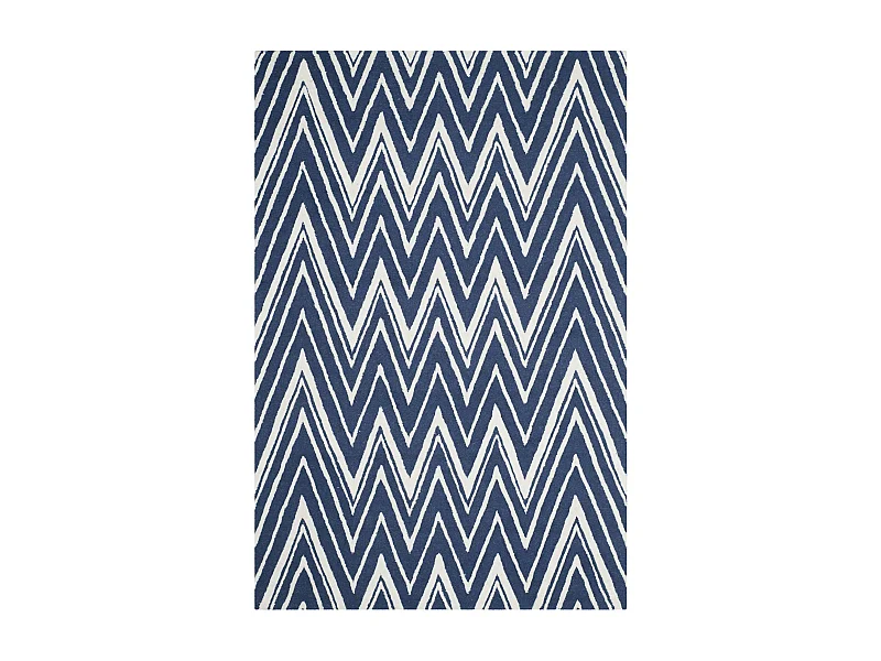 Tapis Bleu Marine/Neutre 152 X 244 cm - Thessaly