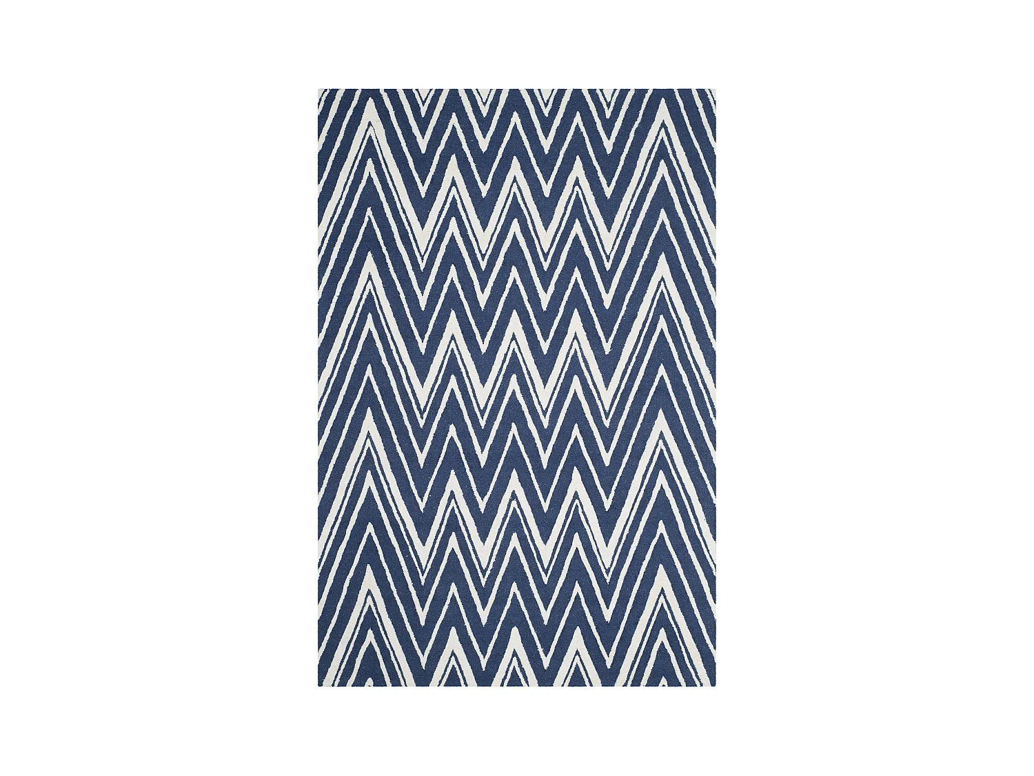 Tapis Bleu Marine/Neutre 152 X 244 cm - Thessaly