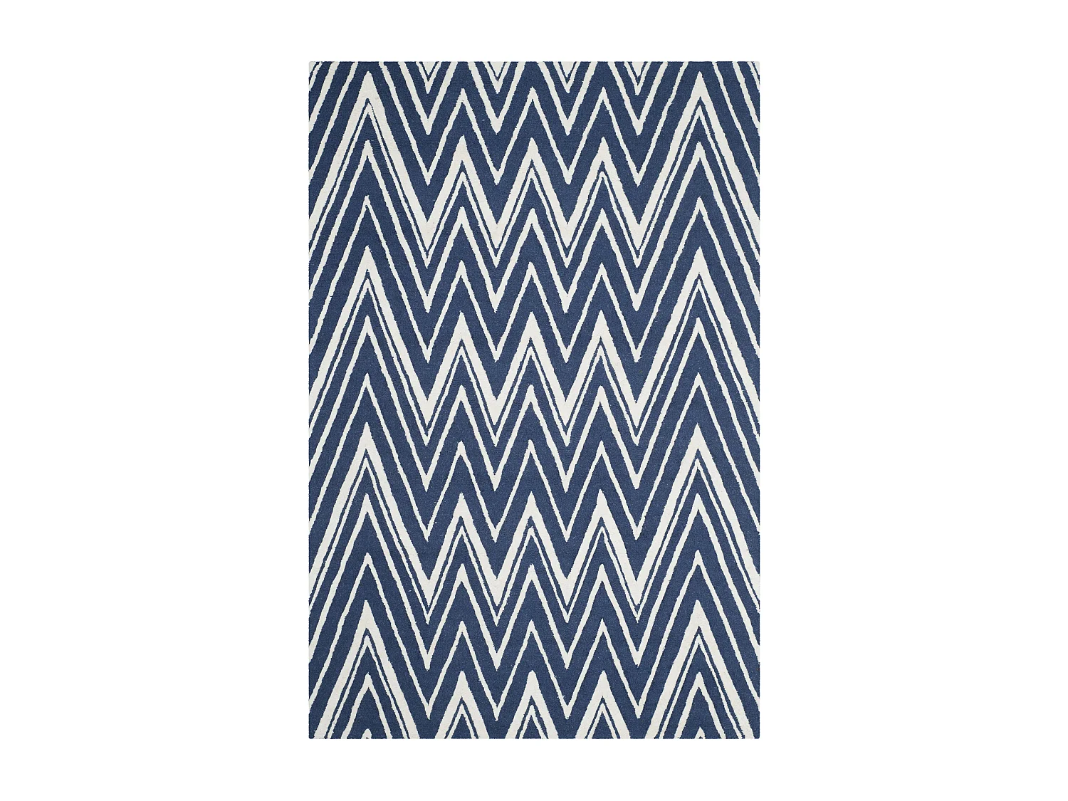 Tapis Bleu Marine/Neutre 152 X 244 cm - Thessaly